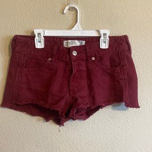 Abercrombie and Fitch low rise shorts size 0